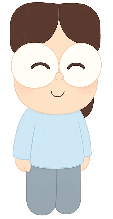 Illustrated portrait of Daphne waving